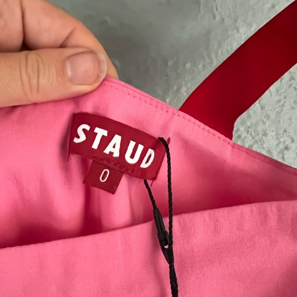 SOLD: STAUD Langdon dress with tulle detail - Picture 4 of 5